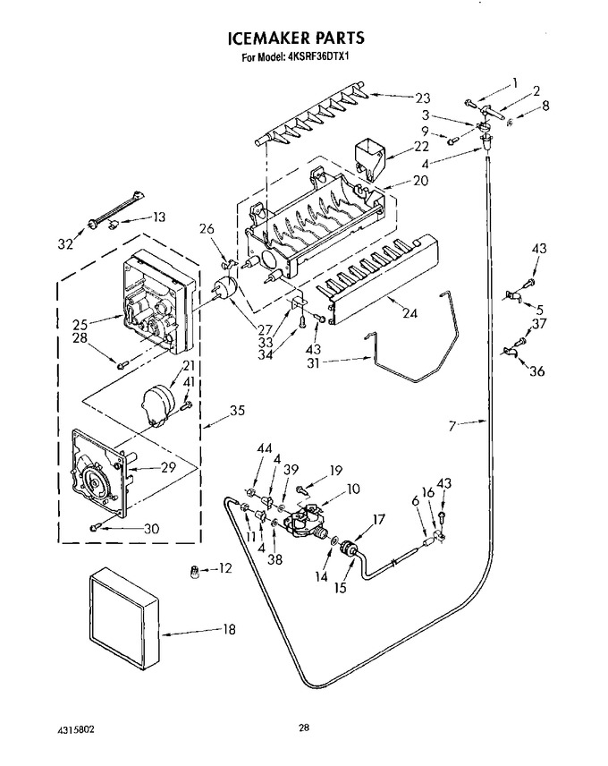 Diagram for 4KSRF36DTX1