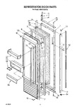 Diagram for 10 - Refrigerator Door, Lit/optional