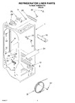 Diagram for 02 - Refrigerator Liner Parts