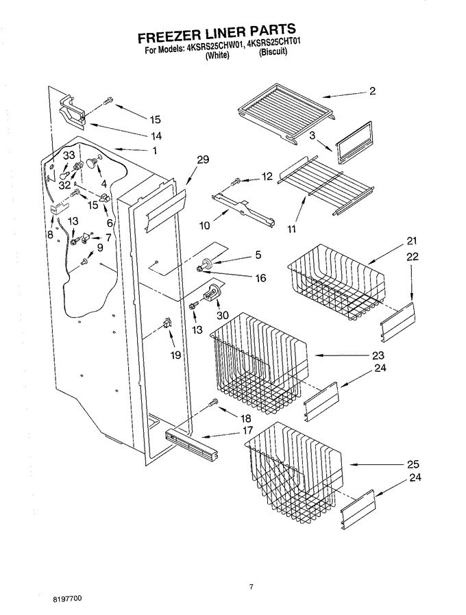 Diagram for 4KSRS25CHW01