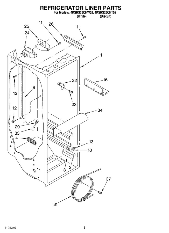 Diagram for 4KSRS25CHW02