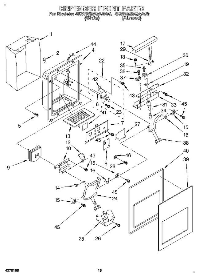 Diagram for 4KSRS25QAW00