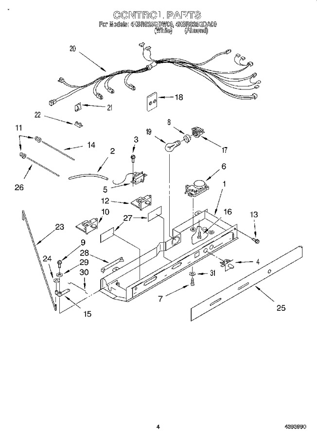 Diagram for 4KSRS25QDW00