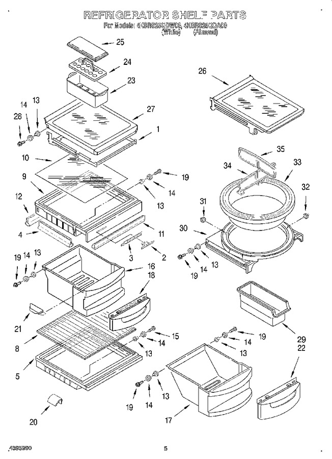 Diagram for 4KSRS25QDW00