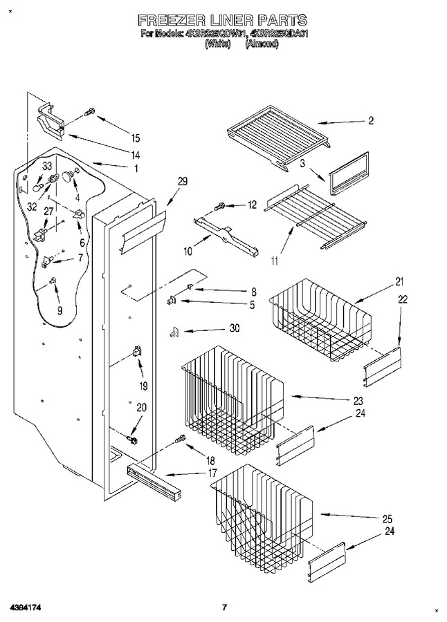 Diagram for 4KSRS25QDA01