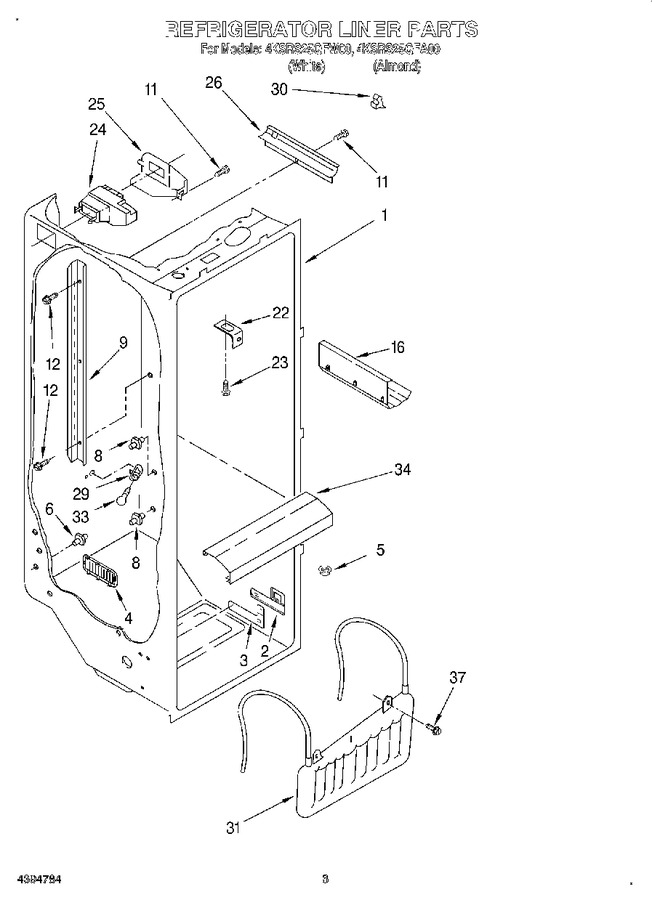 Diagram for 4KSRS25QFA00