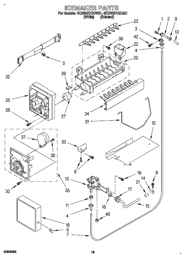 Diagram for 4KSRS27QDW01