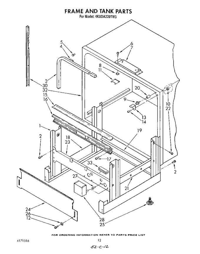 Diagram for 4KUDA220TW3