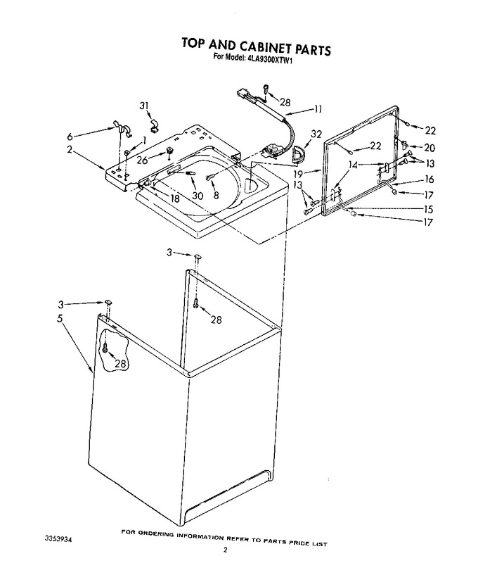 Diagram for 4LA9300XTW1