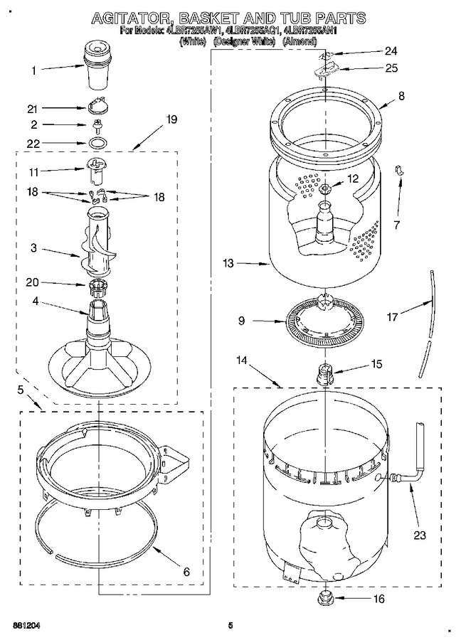 Diagram for 4LBR7255AW1