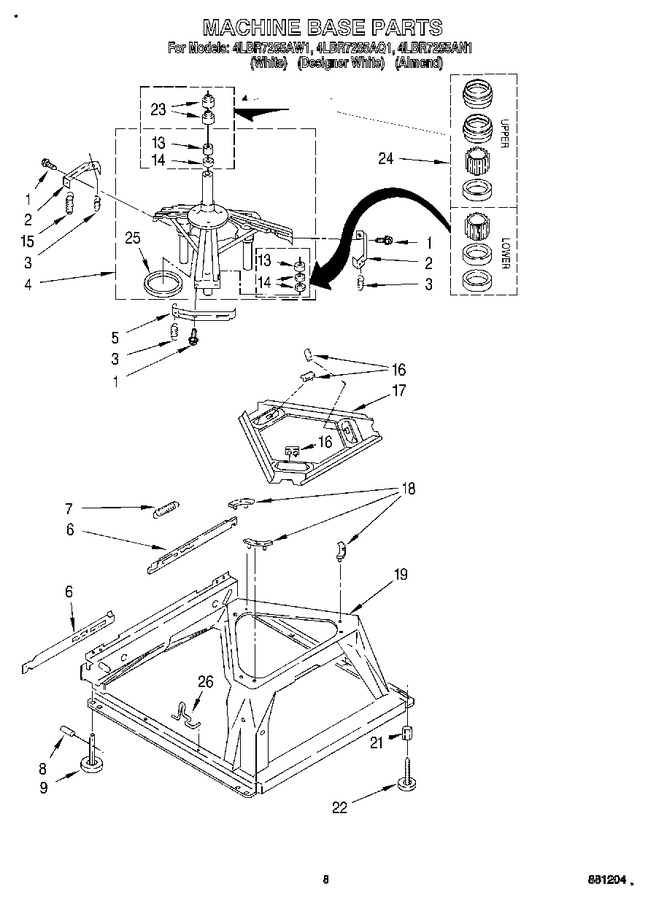 Diagram for 4LBR7255AW1