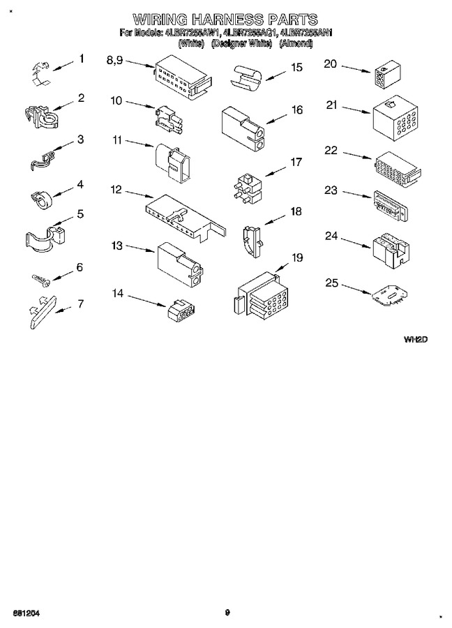 Diagram for 4LBR7255AW1