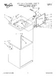 Diagram for 01 - Top And Cabinet