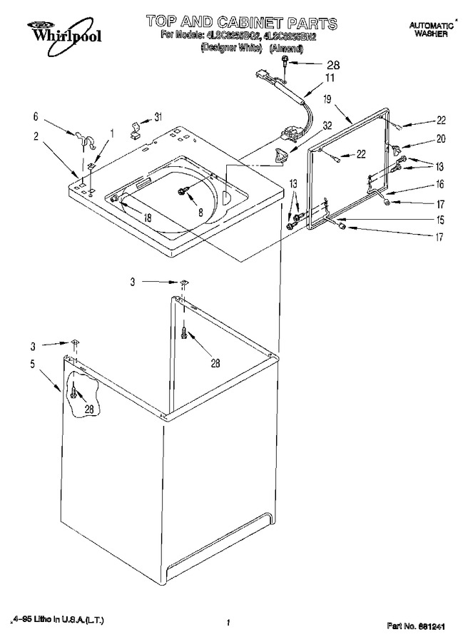 Diagram for 4LSC8255BN2