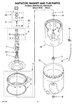 Diagram for 03 - Agitator, Basket And Tub Parts