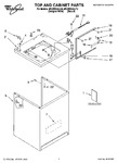 Diagram for 01 - Top And Cabinet Parts