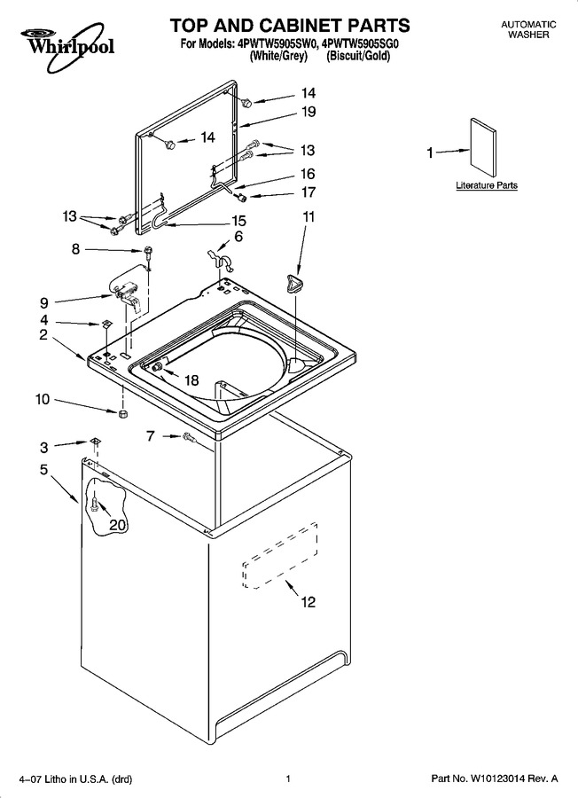 Diagram for 4PWTW5905SW0