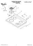 Diagram for 01 - Cooktop Parts