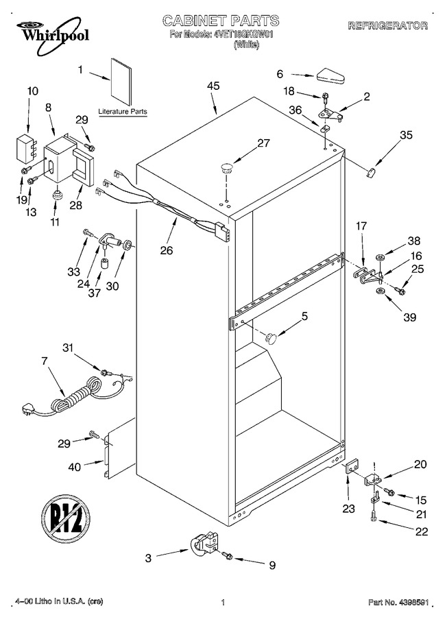 Diagram for 4VET18GKGW01