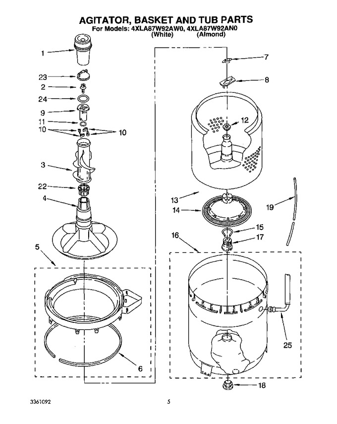 Diagram for 4XLA87W92AW0