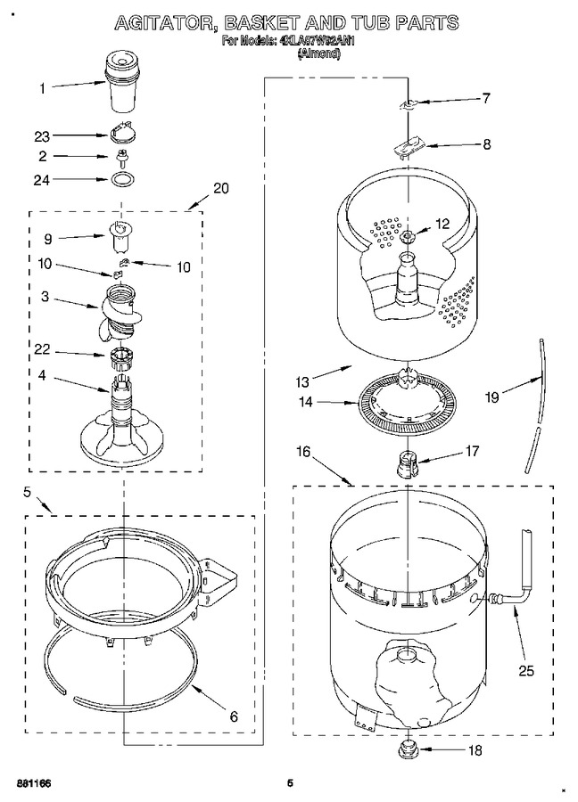 Diagram for 4XLA87W92AN1