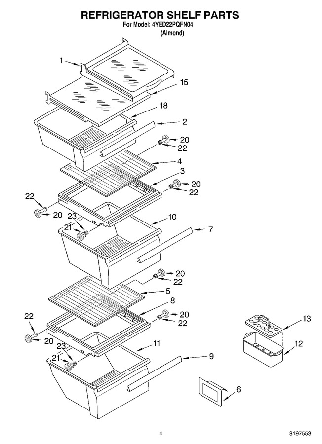 Diagram for 4YED22PQFN04