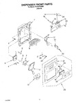 Diagram for 09 - Dispenser Front