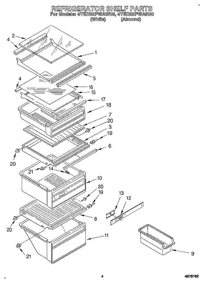 Diagram for 4YED22PWAW00