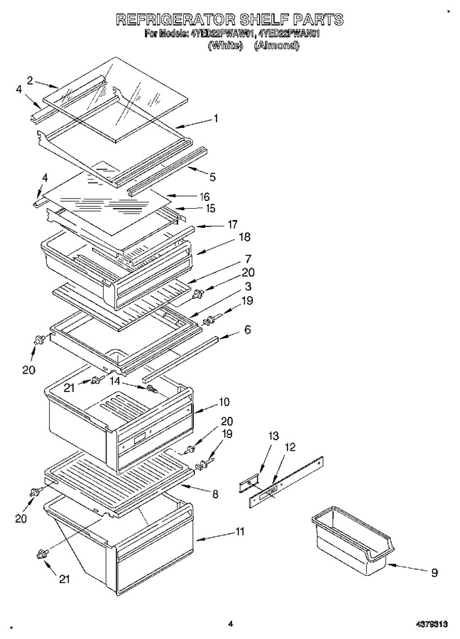 Diagram for 4YED22PWAN01