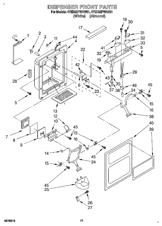 Diagram for 4YED22PWAW01