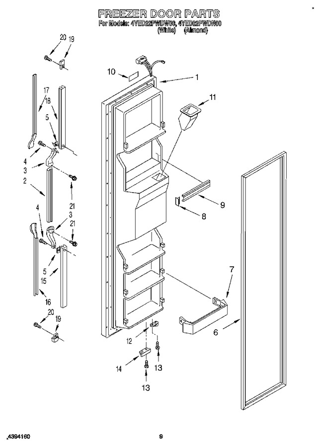 Diagram for 4YED22PWDW00