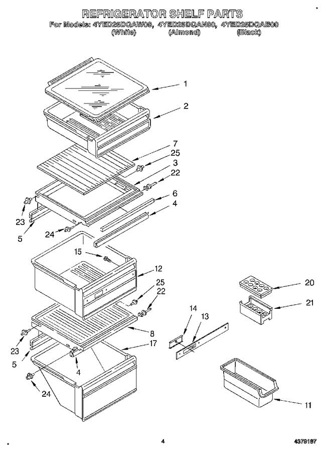 Diagram for 4YED25DQAN00