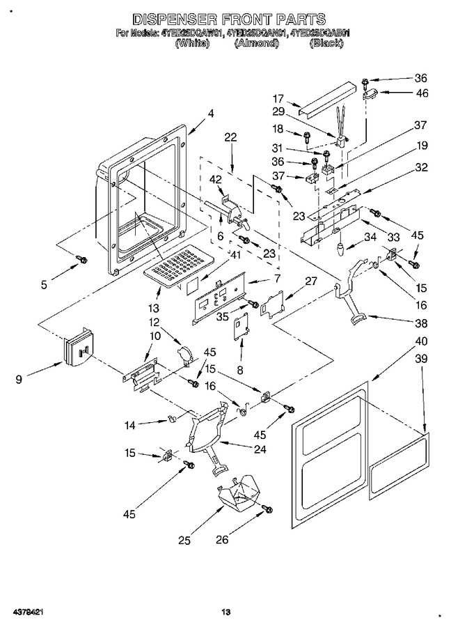 Diagram for 4YED25DQAW01