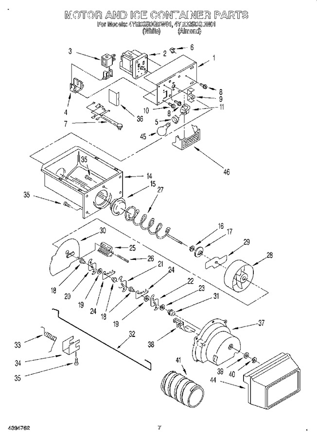 Diagram for 4YED25DQDW01