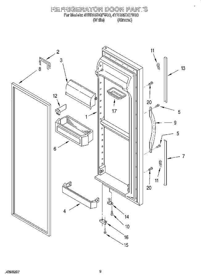 Diagram for 4YED25DQFN00