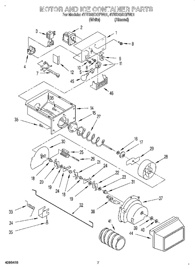 Diagram for 4YED25DQFW01