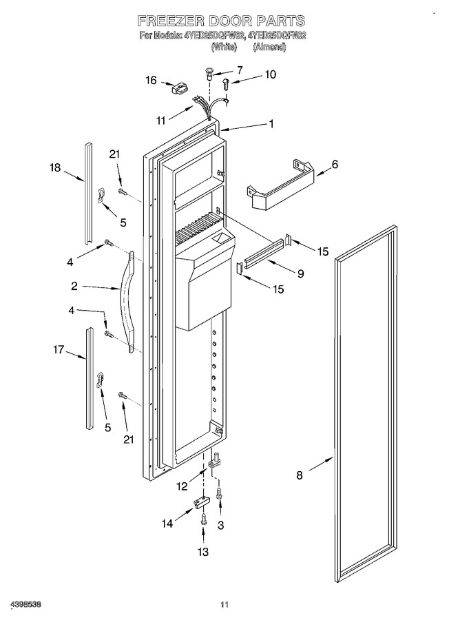 Diagram for 4YED25DQFN02