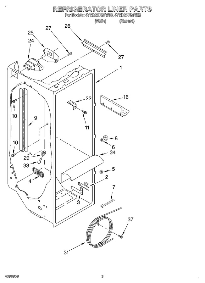 Diagram for 4YED25DQFN03