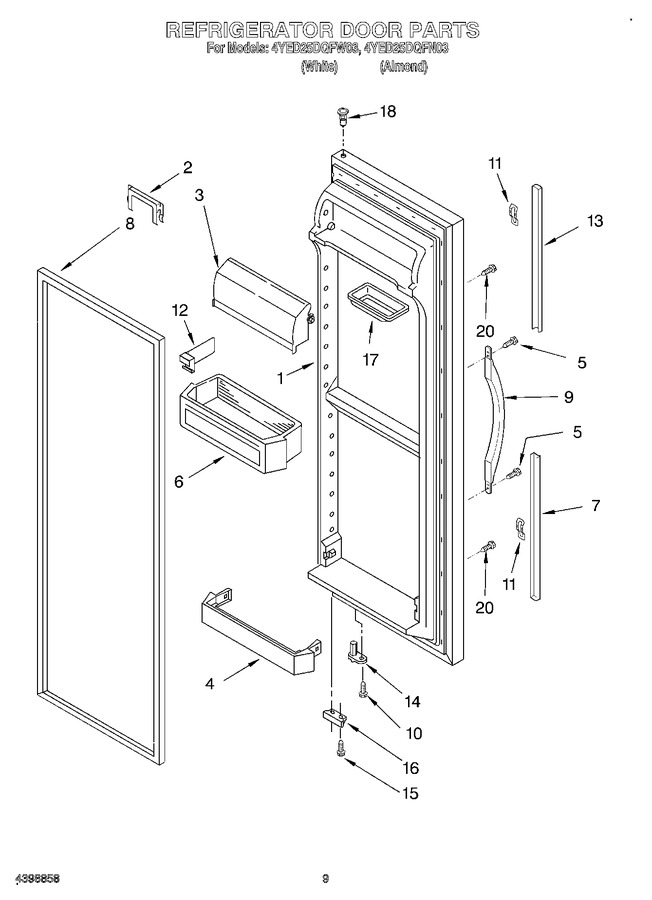 Diagram for 4YED25DQFW03