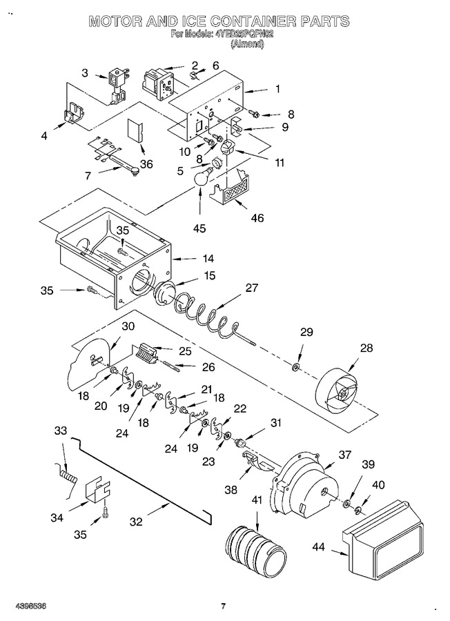 Diagram for 4YED25PQFN02