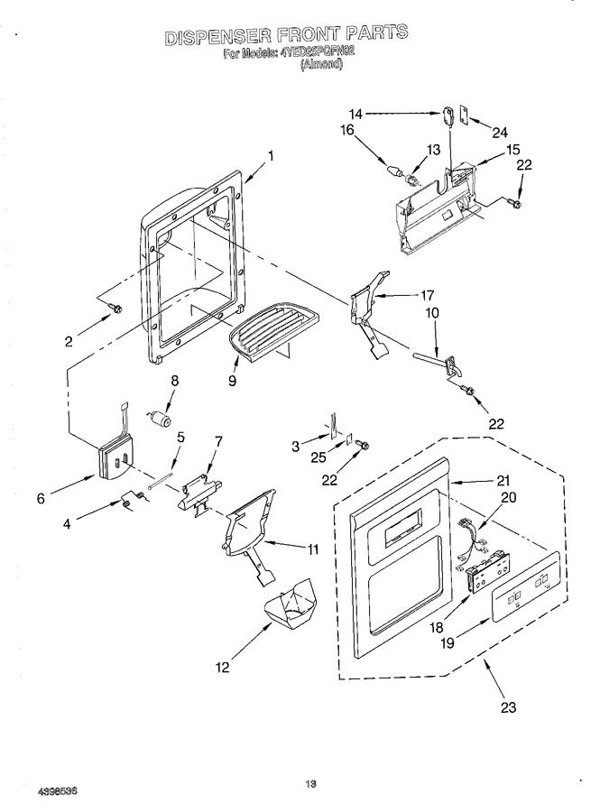 Diagram for 4YED25PQFN02