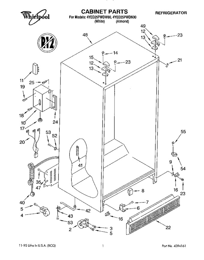 Diagram for 4YED25PWDN00