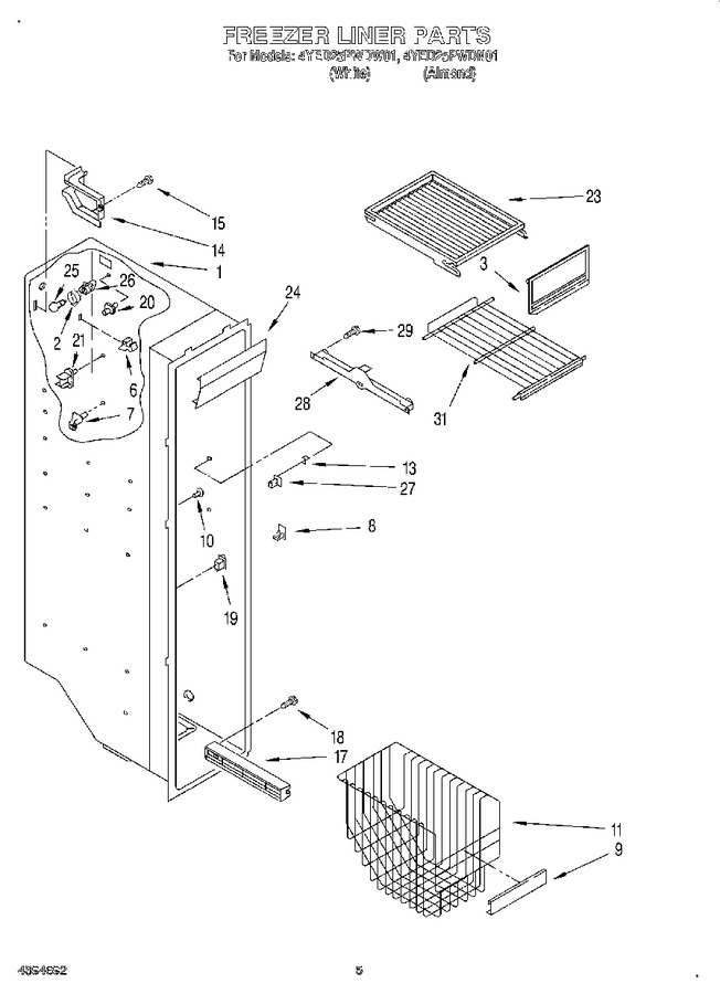 Diagram for 4YED25PWDN01