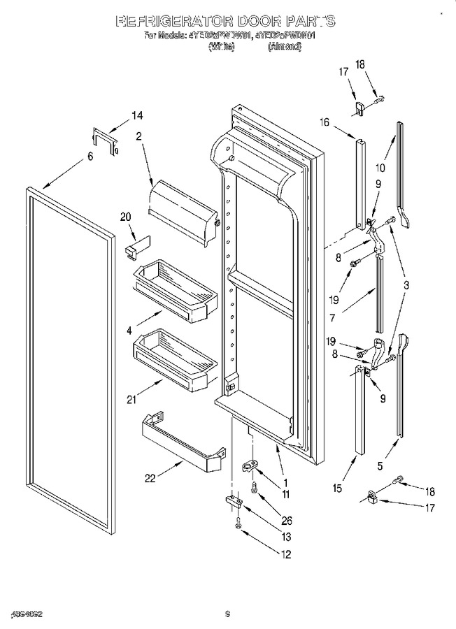 Diagram for 4YED25PWDW01