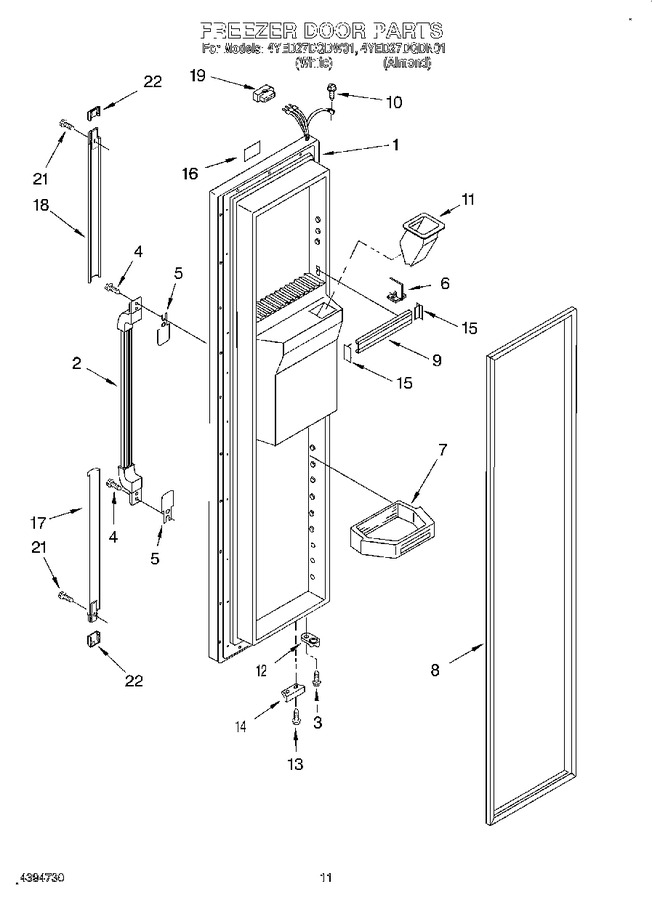 Diagram for 4YED27DQDN01