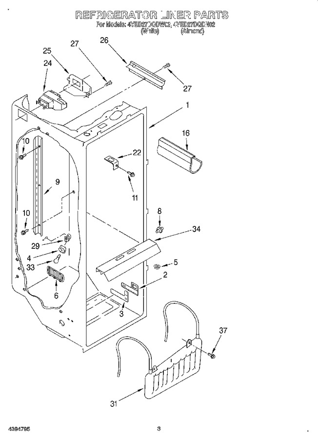 Diagram for 4YED27DQDW02