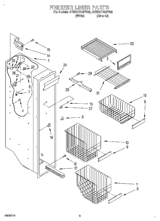 Diagram for 4YED27DQFW00