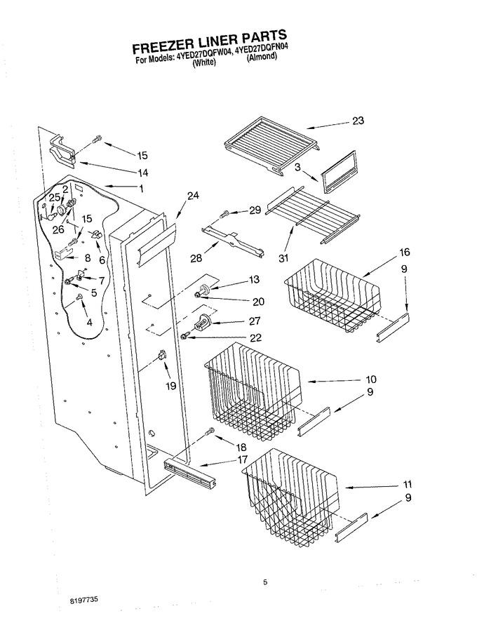 Diagram for 4YED27DQFW04