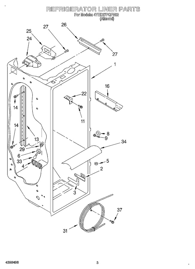 Diagram for 4YED27PQFN02