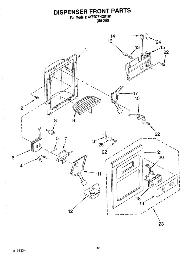 Diagram for 4YED7FHQKT01